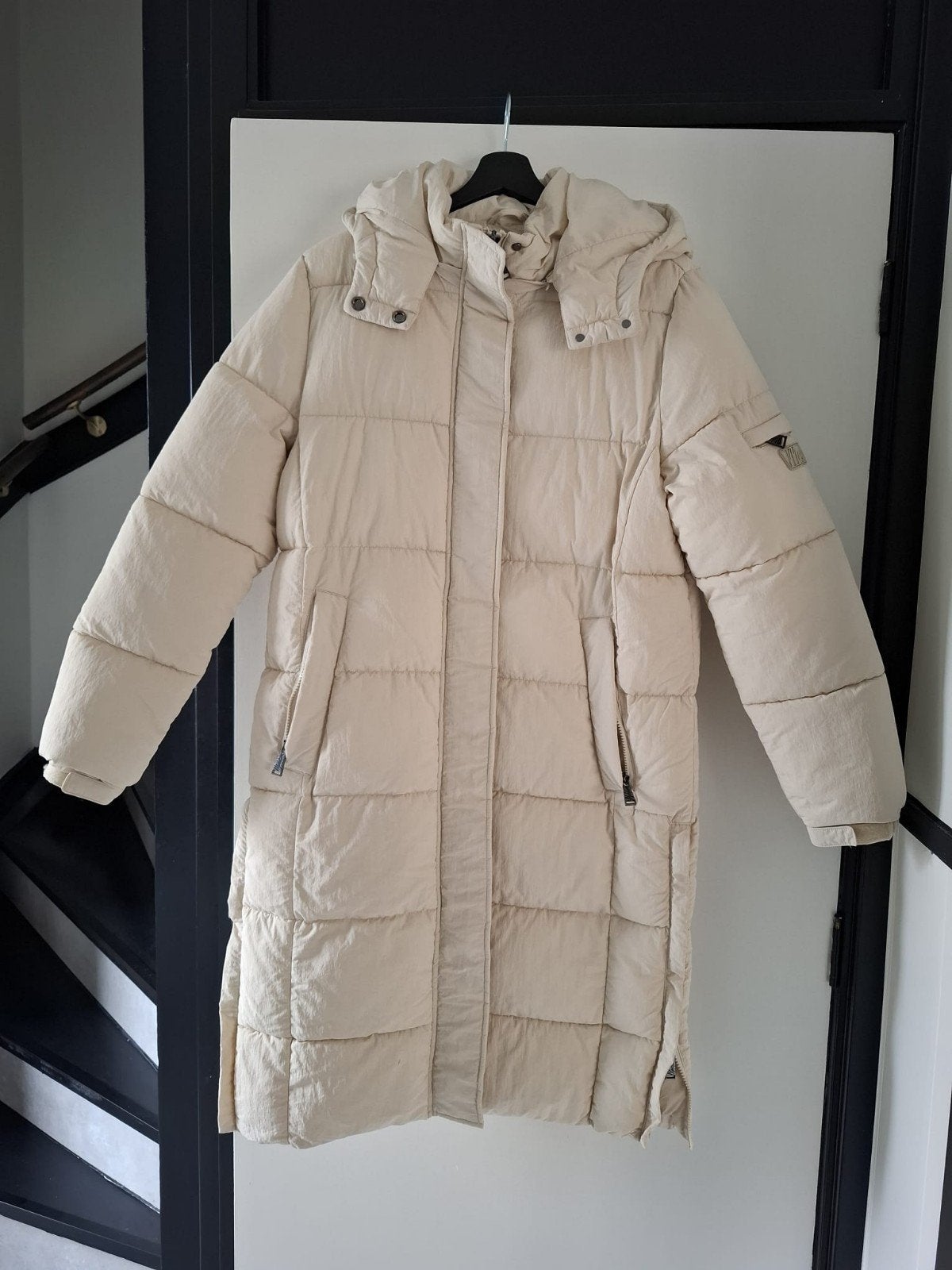 Malelions  vrouwen Winterjas Creme Maat M, Kleding | Dames, Maat 38/40 (M), Malelions, Beige, Ophalen of Verzenden