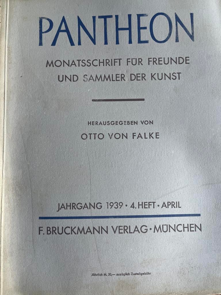 ‘39/4 Pantheon: Maandschrift voor Vrienden en Verzamelaars v, Ophalen of Verzenden, Gelezen, Overige onderwerpen