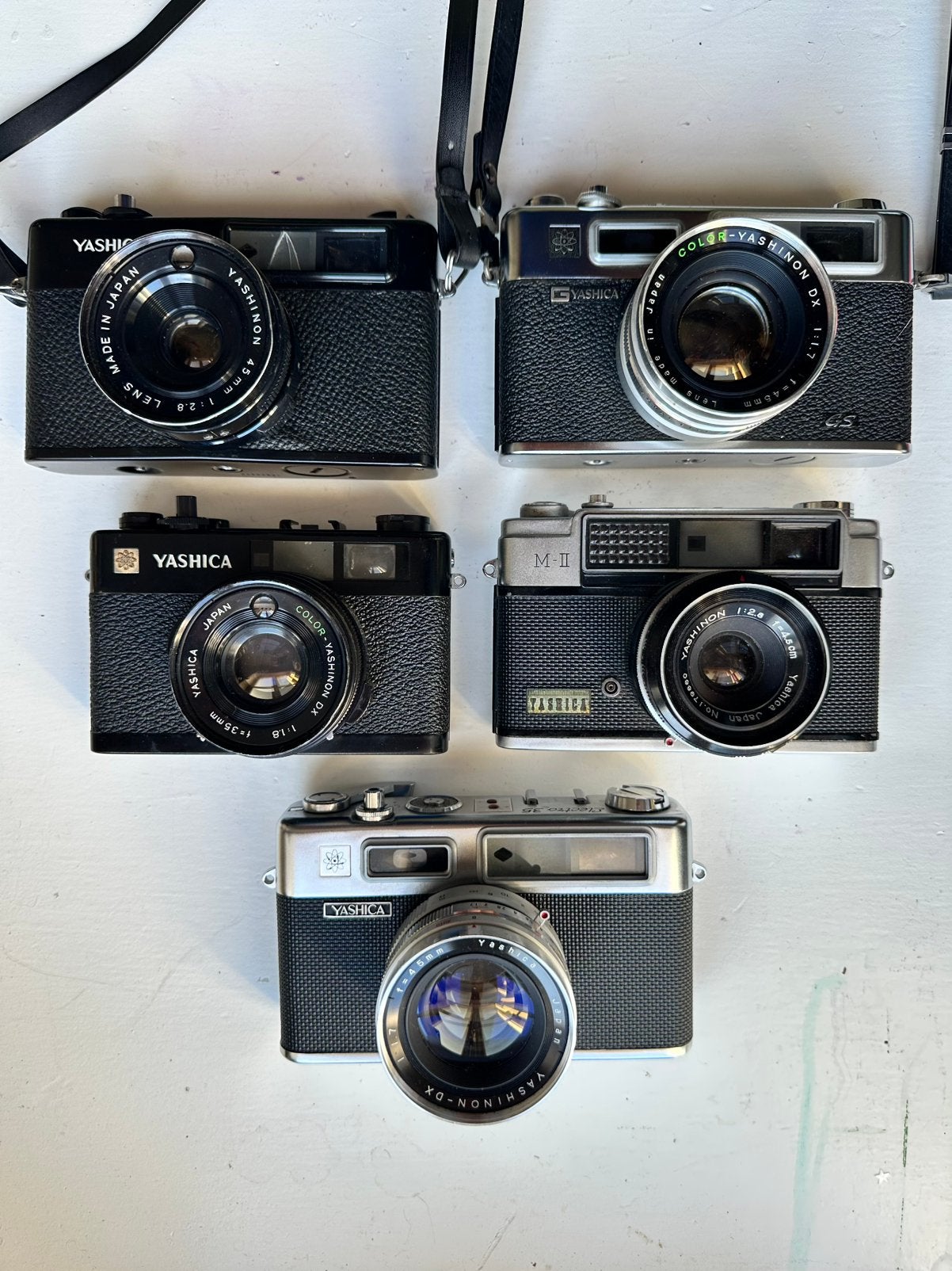 Yashica rangefinder cameras, Ophalen of Verzenden, Gebruikt, Compact, Overige Merken