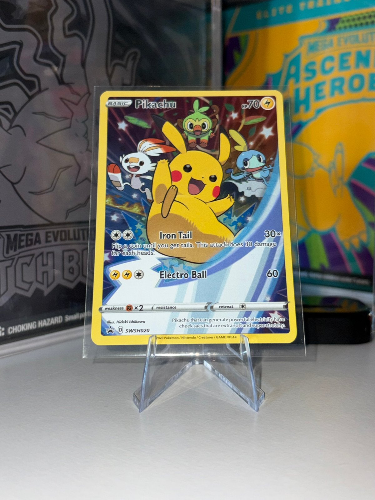 Pikachu - SWSH020 - NM, Ophalen of Verzenden, Zo goed als nieuw