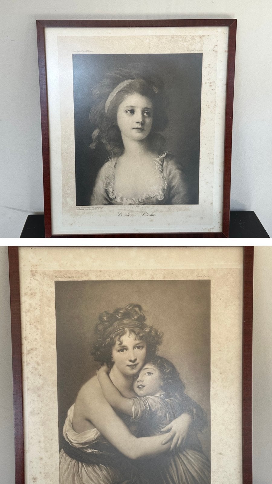 1900 oude gravures Welgestelde dames 1 koop, Ophalen of Verzenden