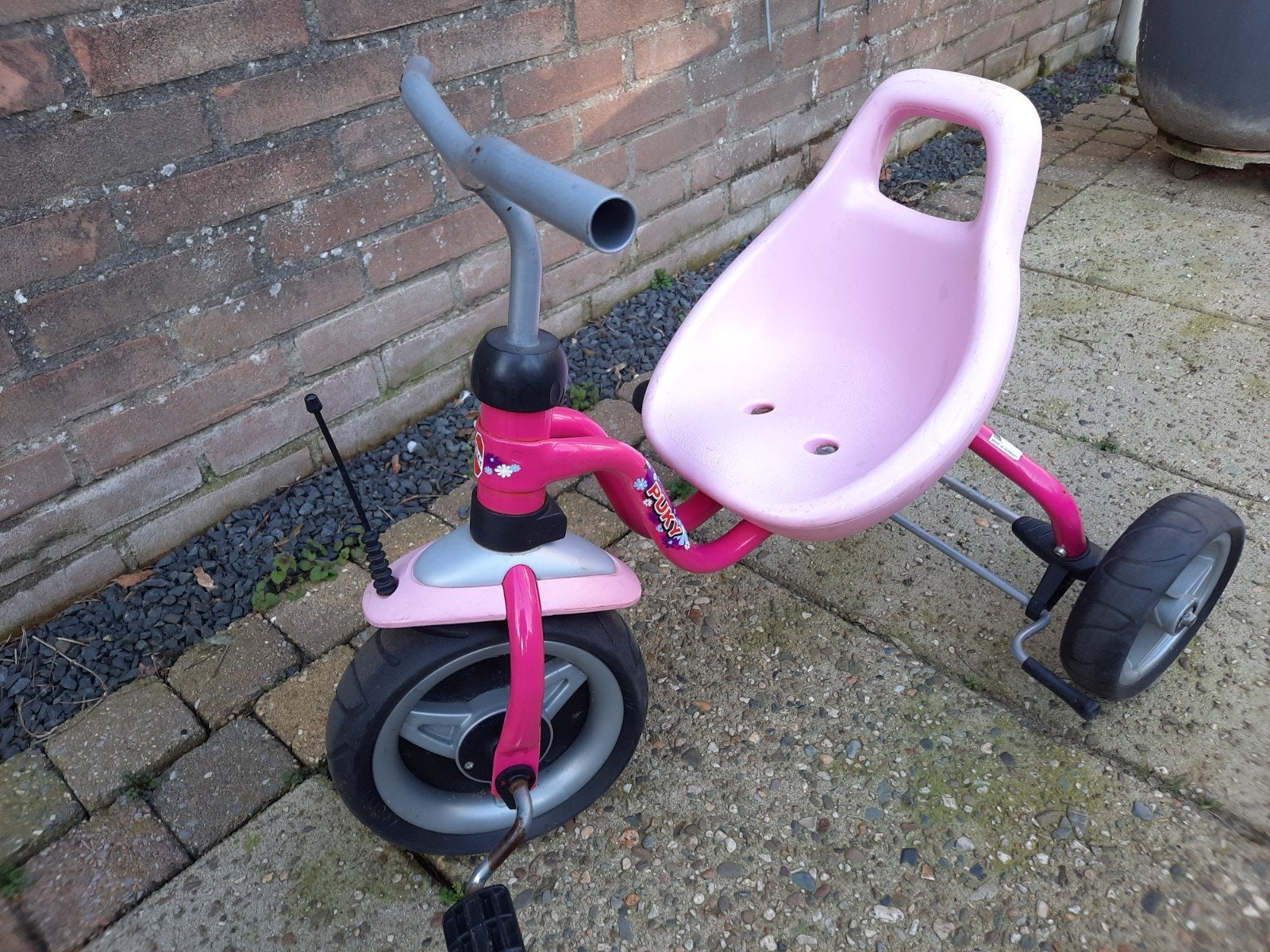 driewieler fiets, Ophalen