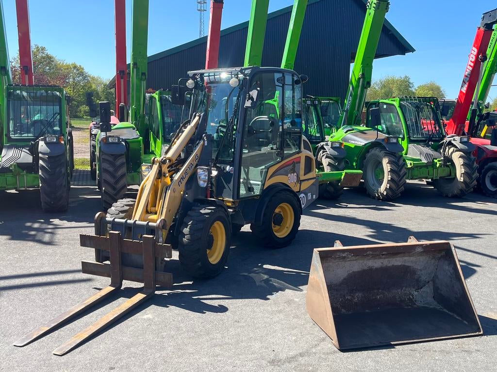 MINI SHOVEL MUSTANG AL 306    met Cabine!   bak en vorken!!, Ophalen, Wiellader of Shovel