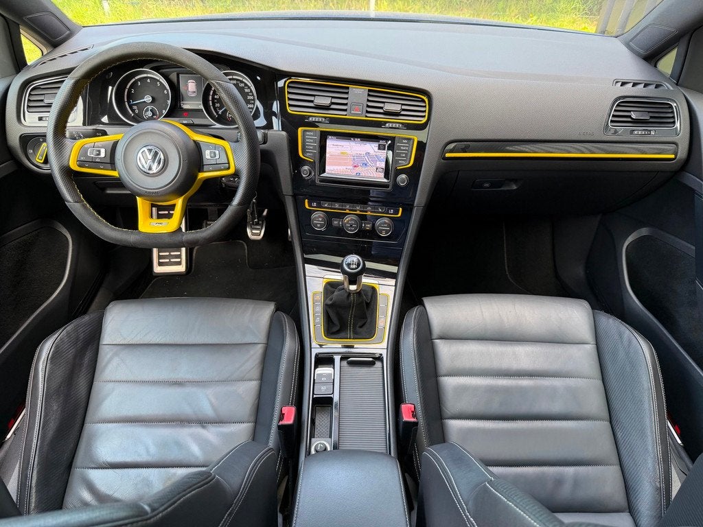 Volkswagen Golf 2.0 TSI R 4Motion Downpipe Panoramadak Leder, Auto's, Gebruikt, Zwart, 4 cilinders, 1984 cc