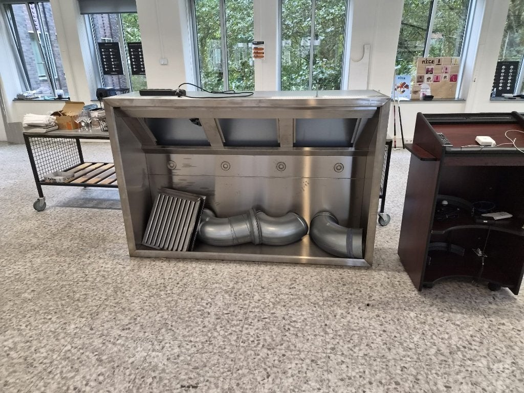 Professionele RVS horeca afzuigkap met verlichting  CS27367, Witgoed en Apparatuur, Ophalen, Gebruikt, Overige typen, 800 m³ per uur of meer