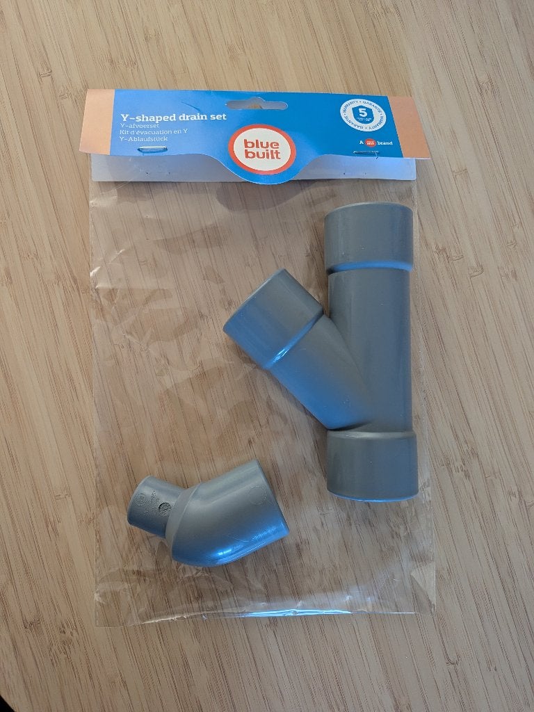Y-shaped drain set - Cool Blue - Brand new, Pvc, Overige typen, Nieuw, Ophalen of Verzenden