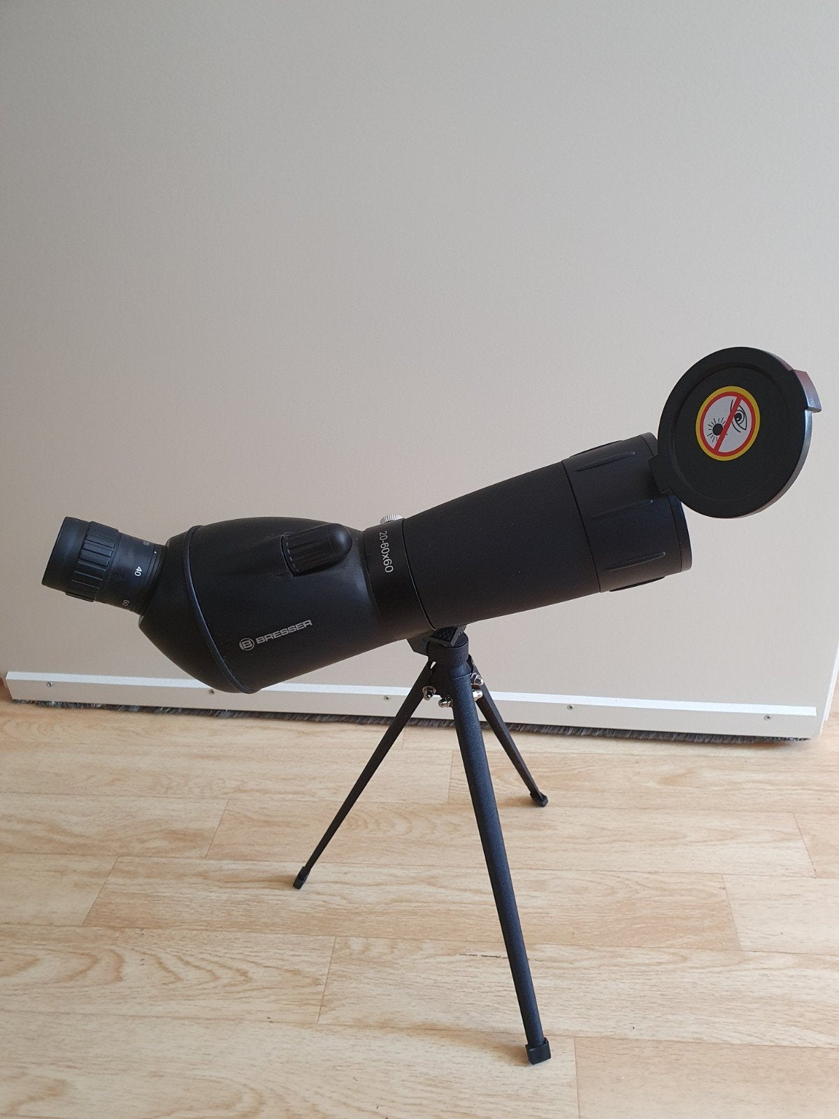 Bresser spottingtelescoop met zoom 20x60x60, Ophalen of Verzenden, Zo goed als nieuw, Minder dan 80 mm, Lenzentelescoop (refractor)
