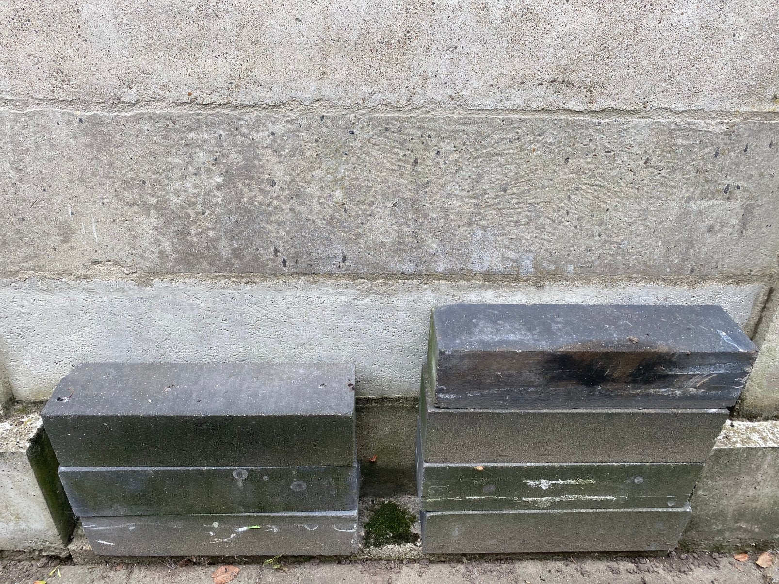 Gratis 6 gebruikte beton blokken 60x15x15cm, Ophalen of Verzenden, Zo goed als nieuw, Minder dan 100 cm, Minder dan 25 cm
