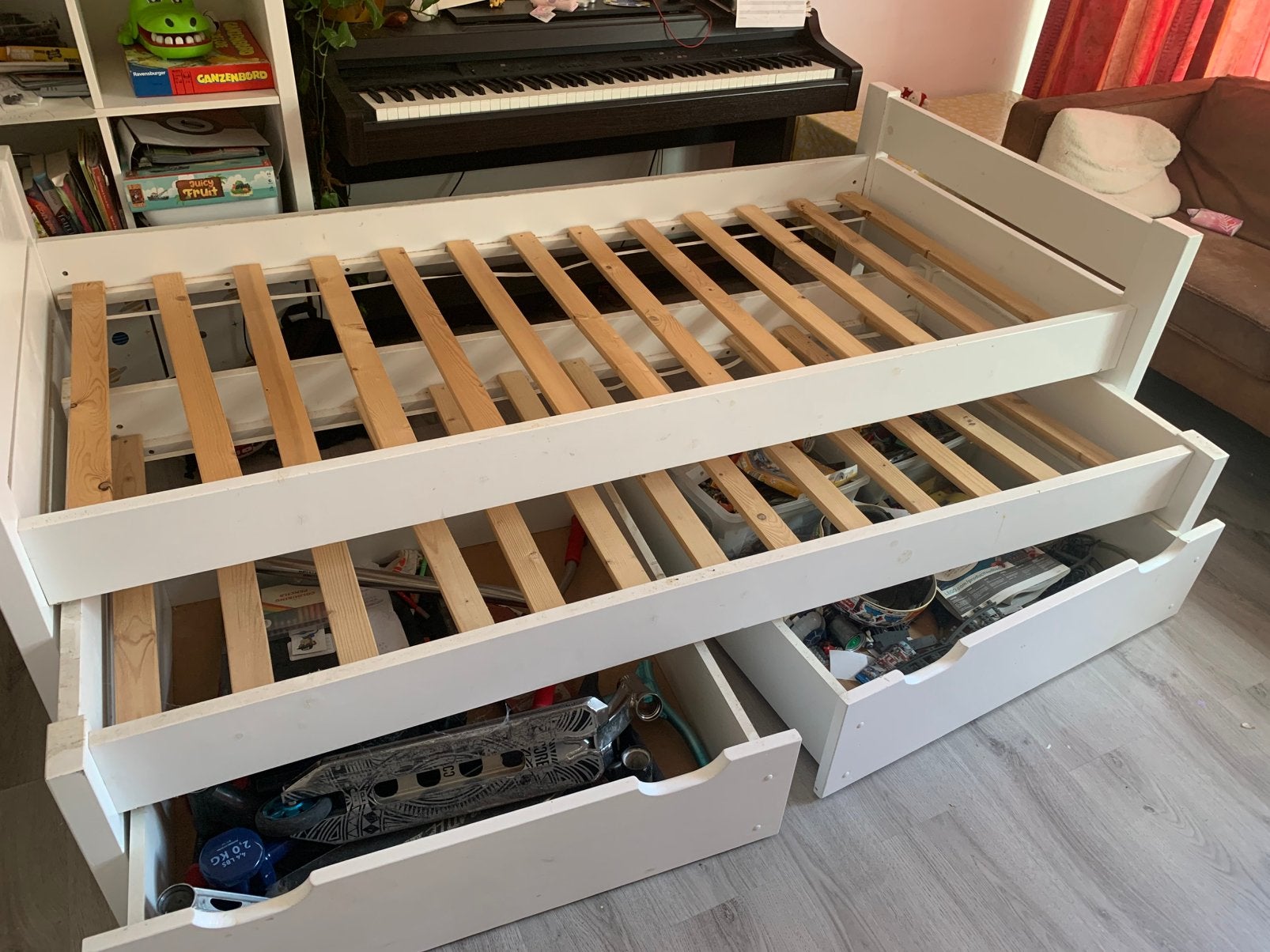 Ikea logeerbed gratis, Ophalen, Gebruikt, 90 cm, Eenpersoons