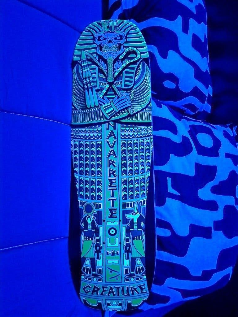 CREATURE Darren Navarrette "PHARAOH XL" Skateboard Deck, Sport en Fitness, Skateboarden, Ophalen of Verzenden, Zo goed als nieuw