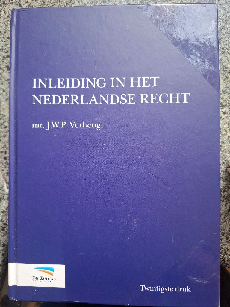 Inleiding in het Nederlandse recht, Boeken, Ophalen, Alpha, Zo goed als nieuw, WO