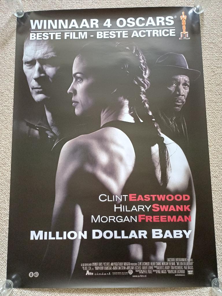 MILLION   DOLLAR   BABY      filmposter., Rechthoekig Staand, Verzenden, Nieuw, A1 t/m A3