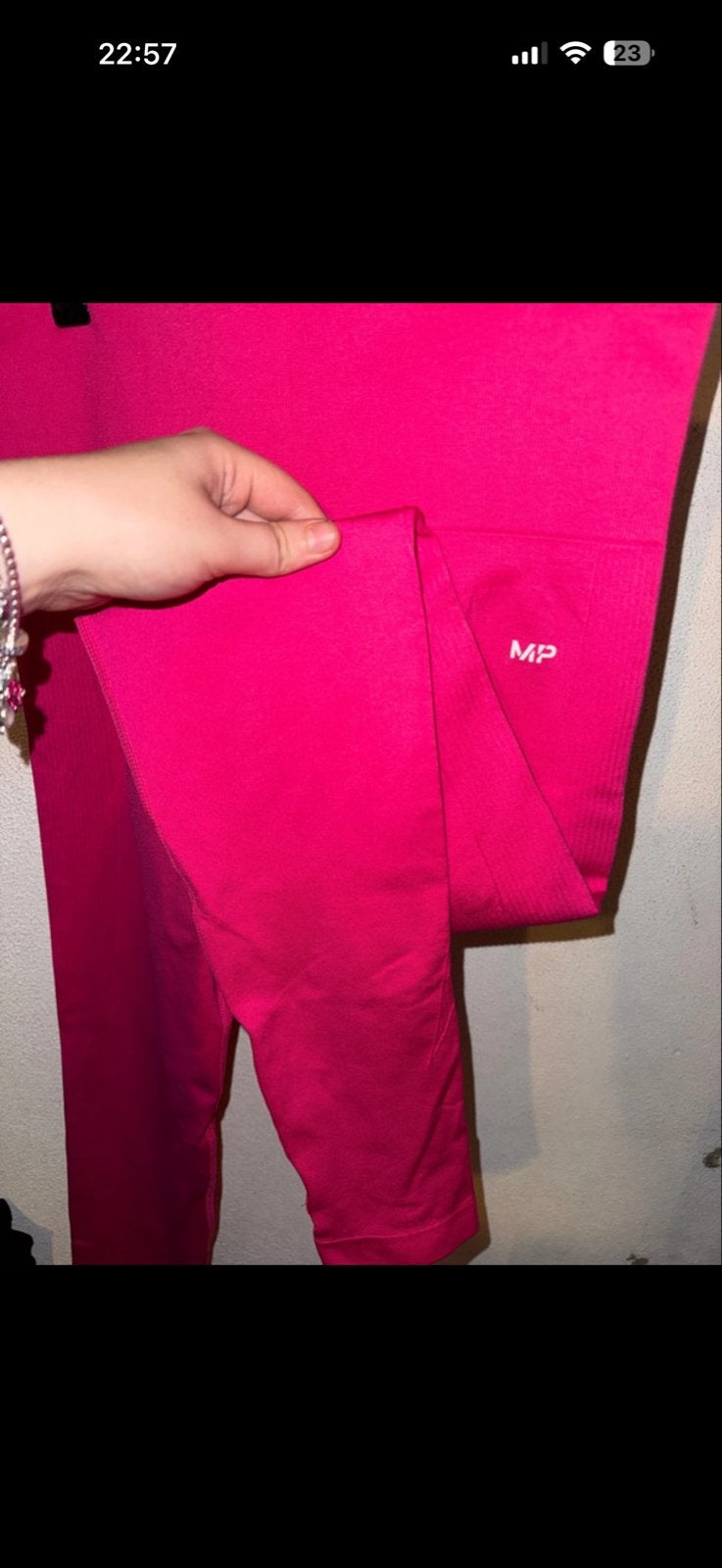 MP Power Seamless Legging - Felroze, Maat 38/40 (M), Ophalen of Verzenden, Roze, Fitness of Aerobics