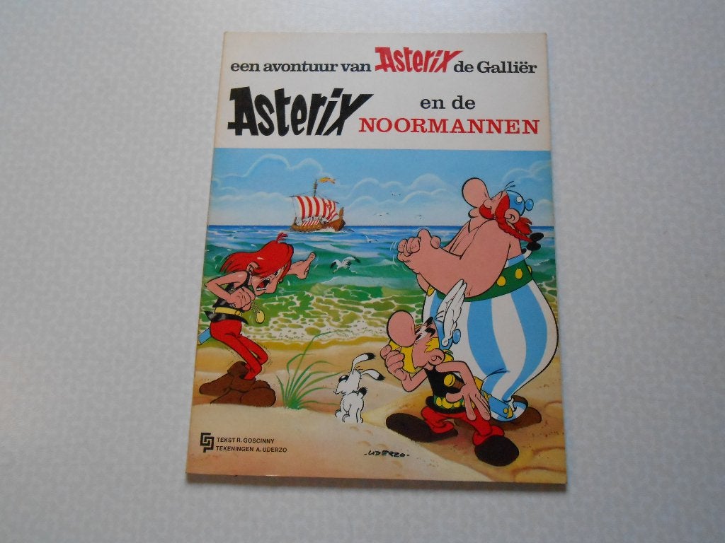 Asterix 9 en de Noormannen 1971 1 ste druk., Boeken, Stripboeken, Eén stripboek, Nieuw, Ophalen of Verzenden, Uderzo & Goscinny