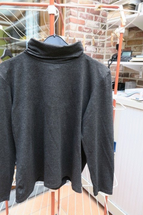 Sous-pull donkergrijs Cerruti mt 42, Kleding | Dames, Truien en Vesten, Zo goed als nieuw, Maat 42/44 (L), Grijs, Ophalen of Verzenden