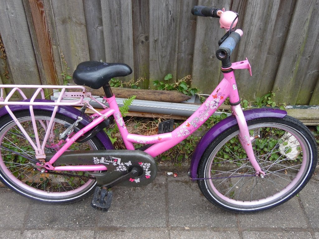 Meisjesfiets  LOEKIE (PRINCESS), Ophalen, Terugtraprem, Gebruikt, Loekie