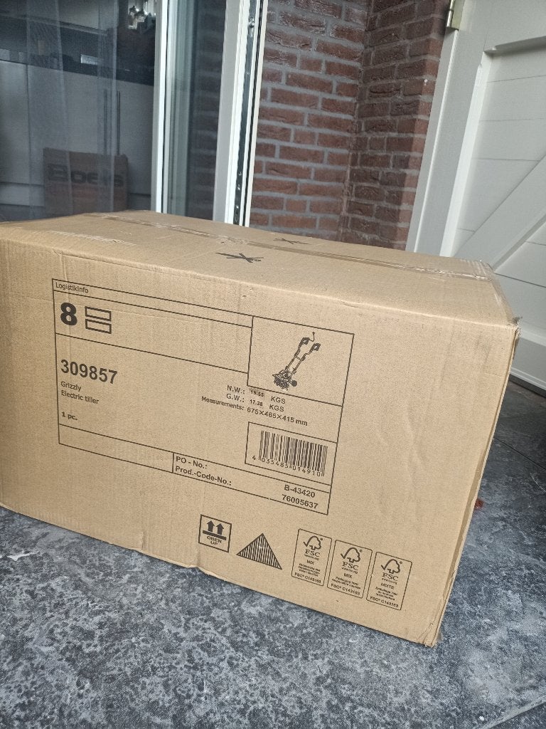 Tuincultivator tuinfrees merk Grizzly, Lidl NIEUW IN DOOS, Tuin en Terras, Ophalen of Verzenden, Nieuw, Elektrisch