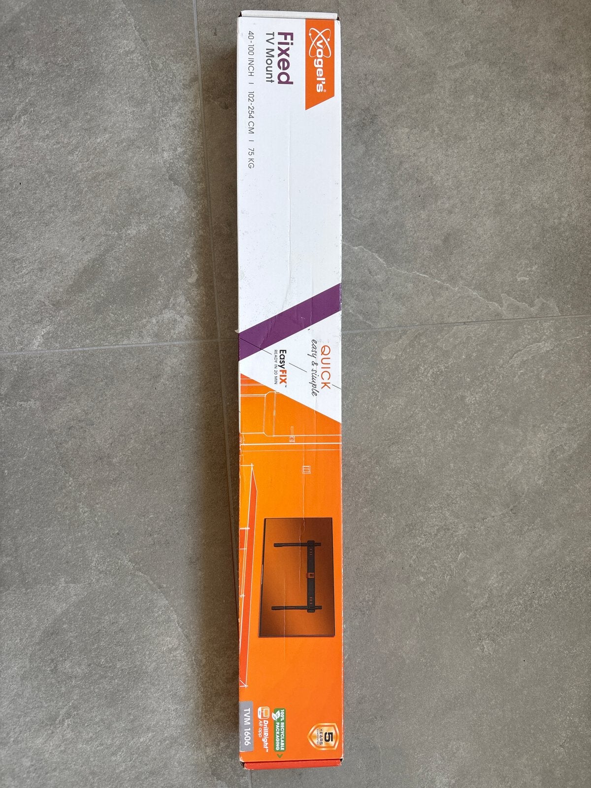 Vogel's Fixed TV Muurbeugel 40-100 inch (Nieuw in doos), Ophalen of Verzenden, Nieuw