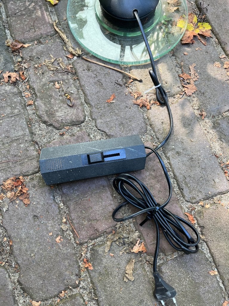 Herda vloerlamp Klassieker vintage met dimmer, Huis en Inrichting, Lampen | Vloerlampen, Ophalen, Gebruikt, Glas, 150 tot 200 cm
