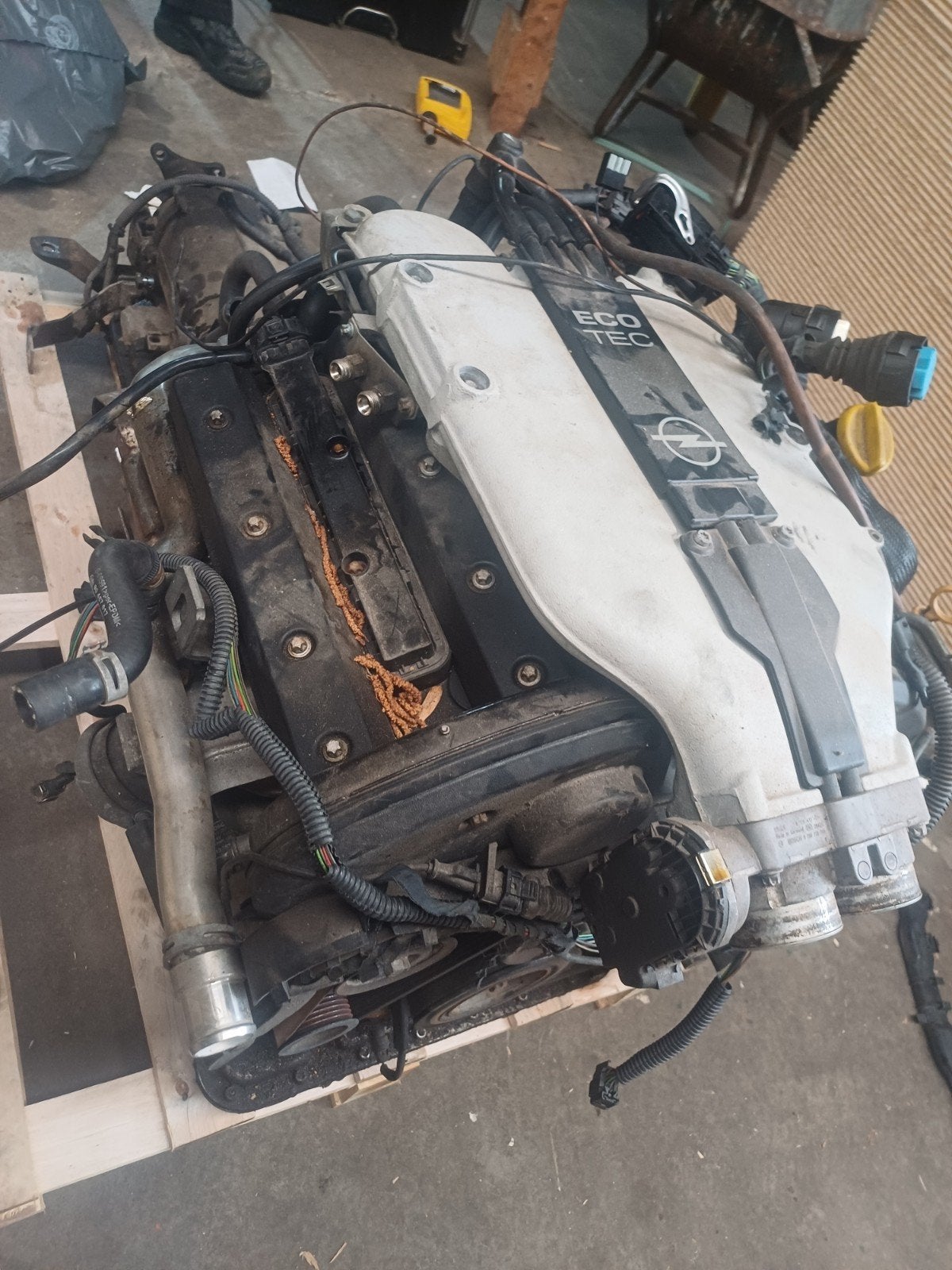 motor blok omega b y26se, Ophalen