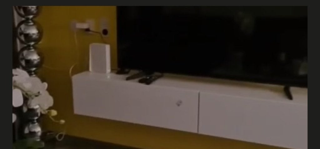 Tv meubel wit hoogglans, Ophalen, Zo goed als nieuw