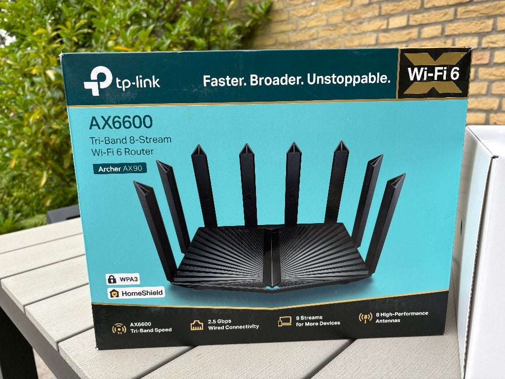 TP-Link Archer AX90 WiFi 6 Router, Ophalen of Verzenden, Gebruikt, Router, TPLink