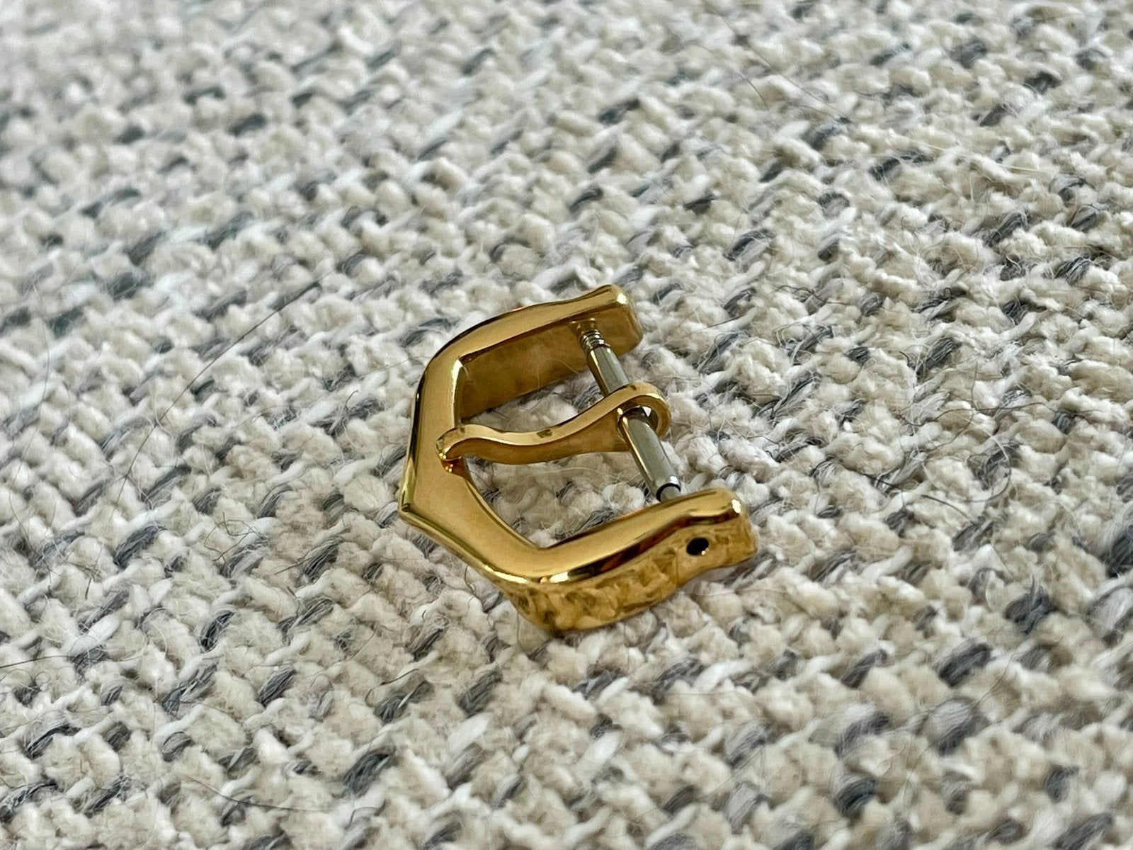 Gesp horloge 14mm Cartier style, Ophalen of Verzenden, Zo goed als nieuw, 17 tot 18, Dame