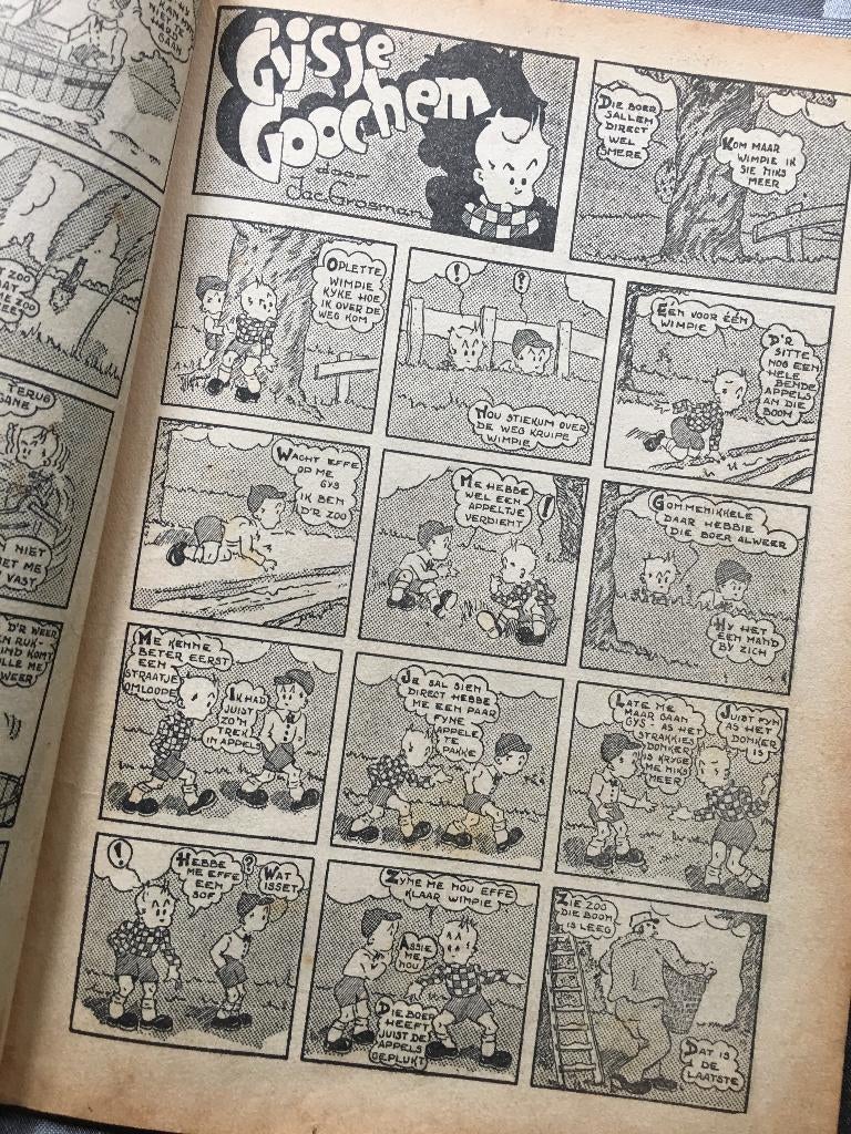 Gijsje Goochems guitenstreken (3de boek) 1938., Ophalen of Verzenden