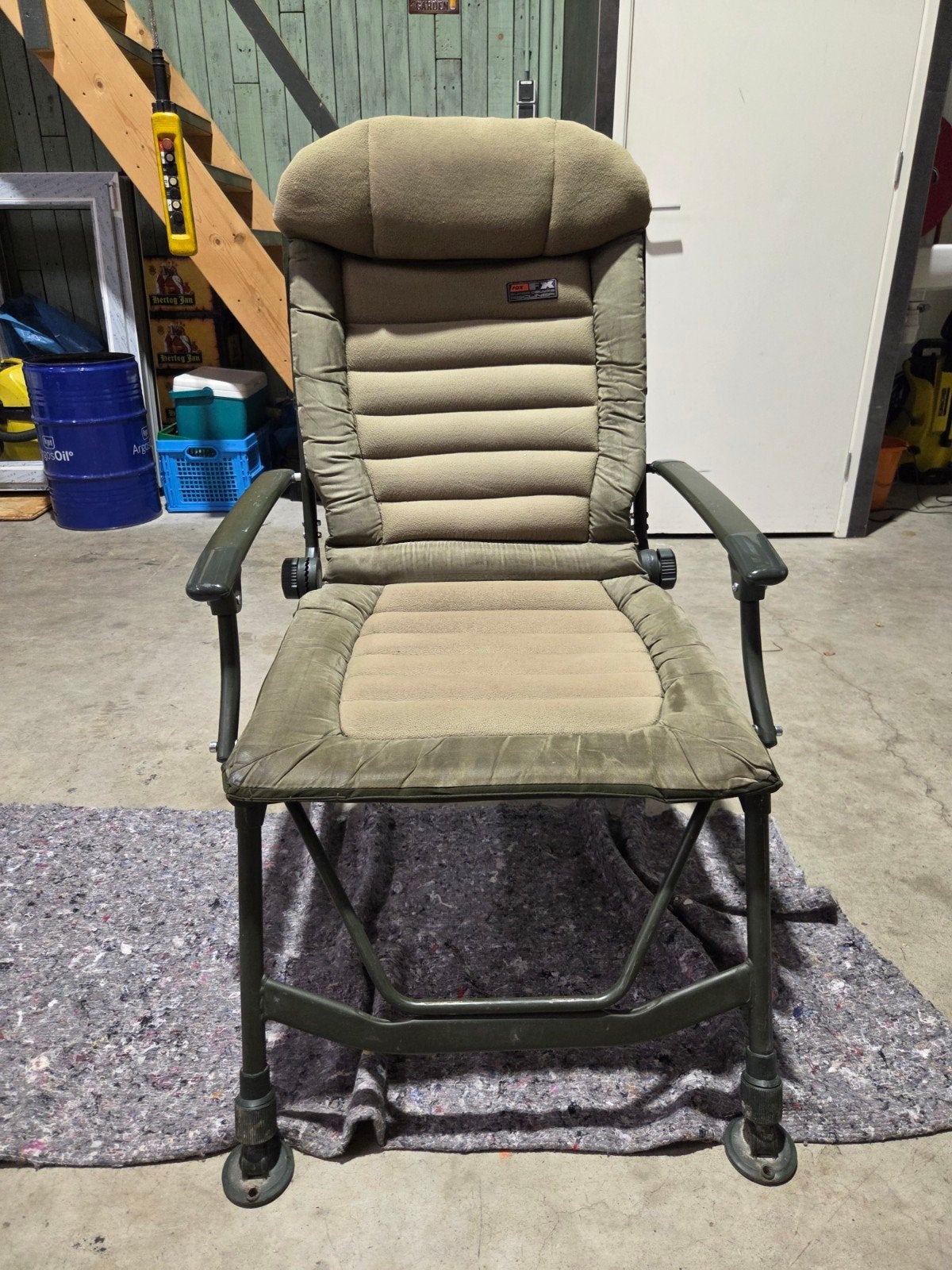 Fox FX Super Deluxe Recliner Visstoel, Ophalen, Gebruikt, Overige typen