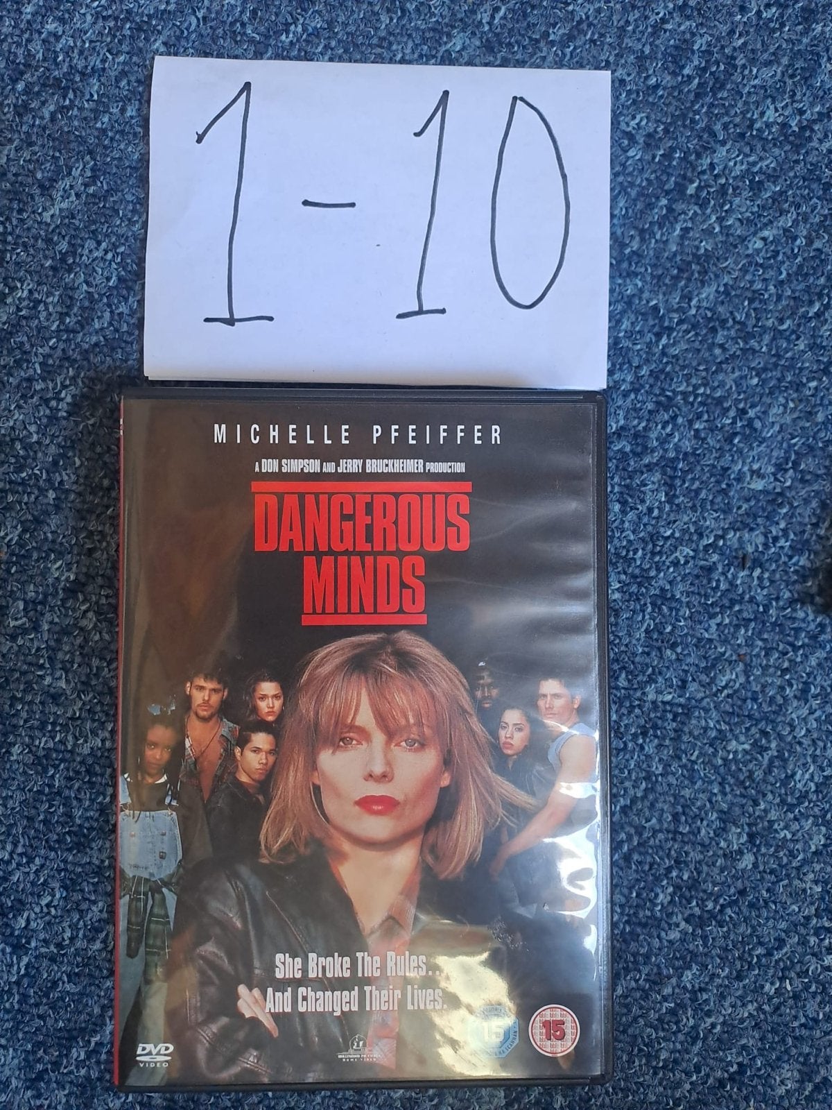 Dangerous Minds DVD - Michelle Pfeiffer, Engels, Waargebeurd drama, Nederlands, Ophalen of Verzenden