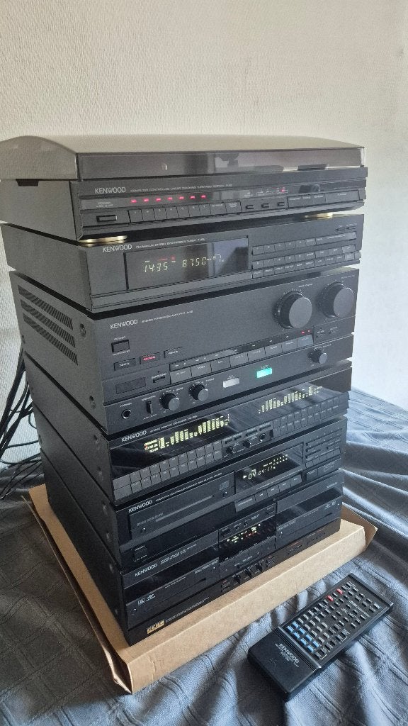 Kenwood M-92 toren zeldzaam compleet, Losse componenten, Zo goed als nieuw, Tuner of Radio, Ophalen