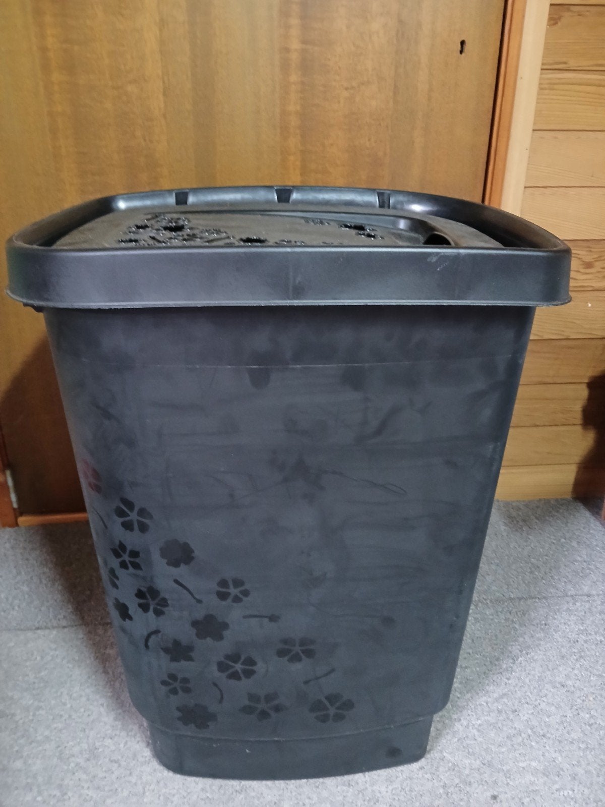 te koop zgan mooie zwarte wasbox, Ophalen, Zo goed als nieuw, Zwart
