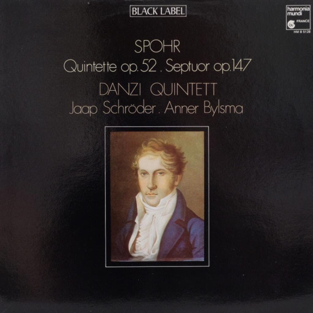 Spohr Danzi Quintett Anner Bylsma – Quintette Op.52, Kamermuziek, Ophalen of Verzenden, Zo goed als nieuw, 12 inch