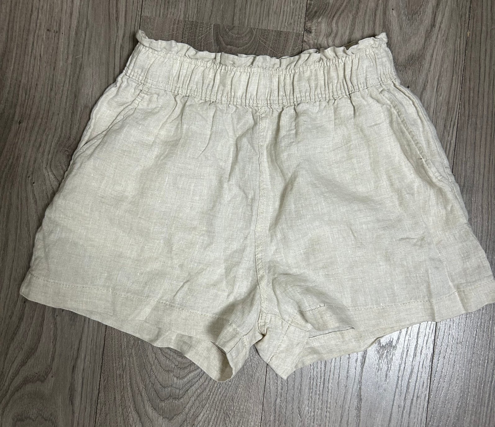 H&M linnen short maat XS - nieuw staat, Kleding | Dames, Ophalen of Verzenden, Zo goed als nieuw, Maat 34 (XS) of kleiner, Kort