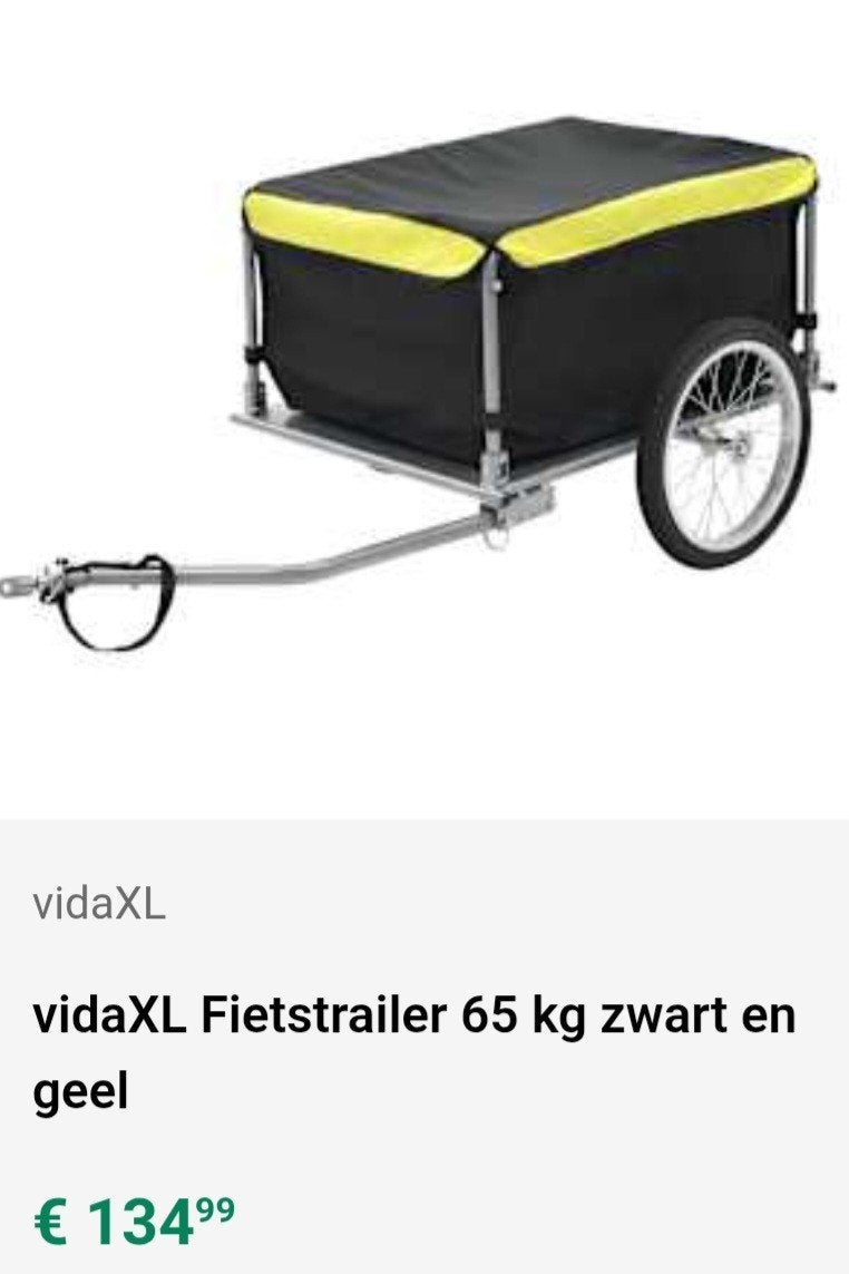 Nieuwe Fiets Kar aanhanger !, Ophalen, Bagagekar, 60 tot 80 kg, Nieuw