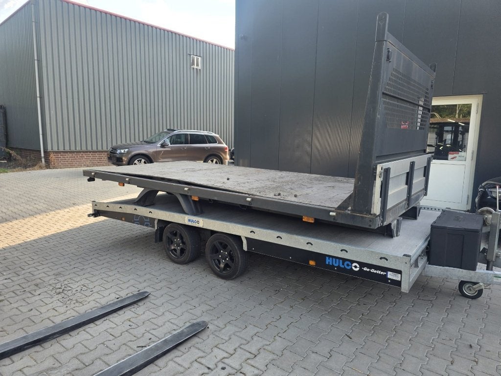Orginel Iveco Daily open laadbak plateaubak WB410 444x207 cm, Ophalen, Gebruikt, Achterklep, Achter