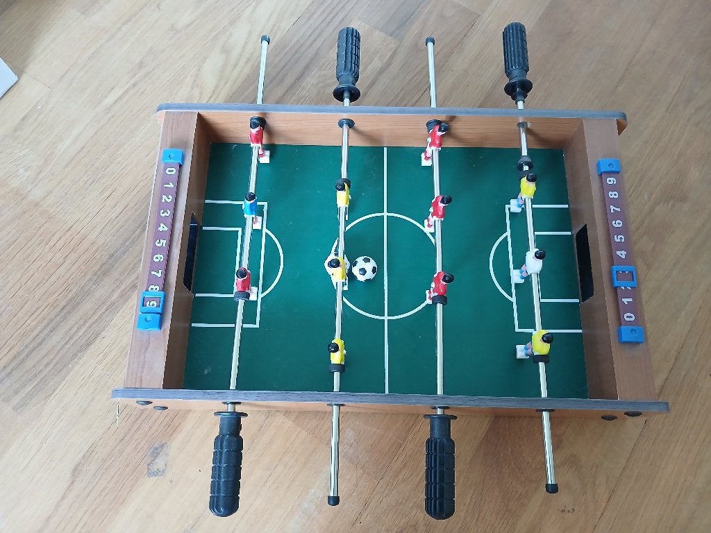 Tafelvoetbal, Ophalen, Zo goed als nieuw