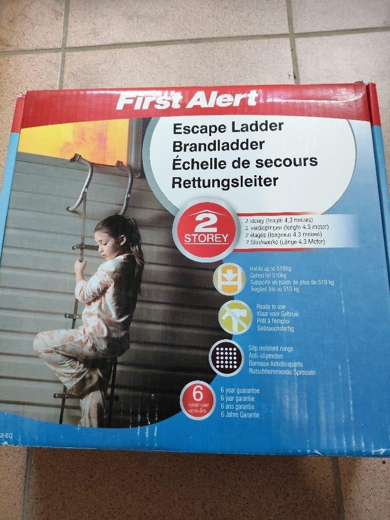 brandladder veiligheid, Ophalen, Nieuw, Ladder, Opvouwbaar of Inschuifbaar