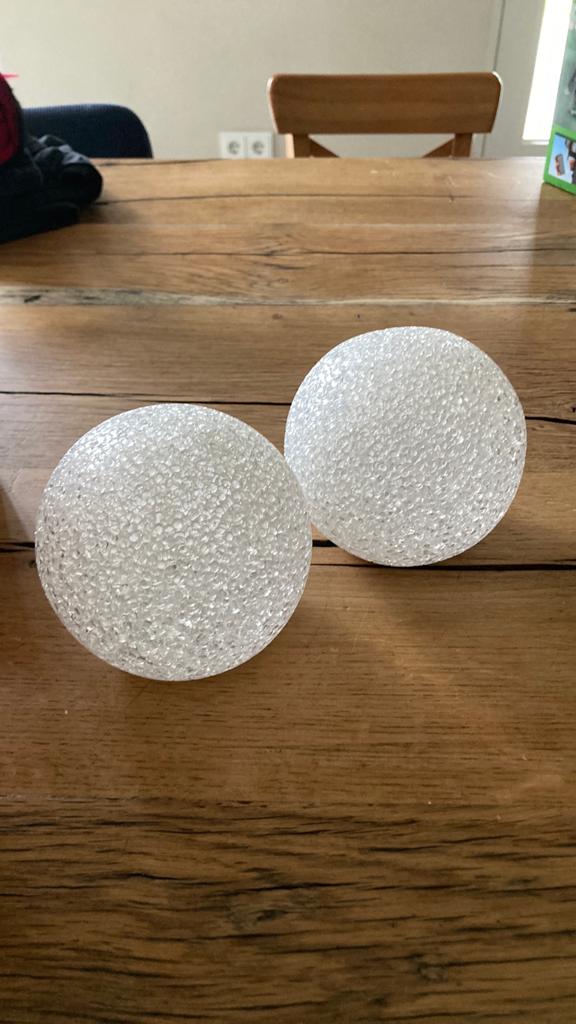 Gratis twee grappige kleine bedlampjes, Ophalen of Verzenden, Gebruikt