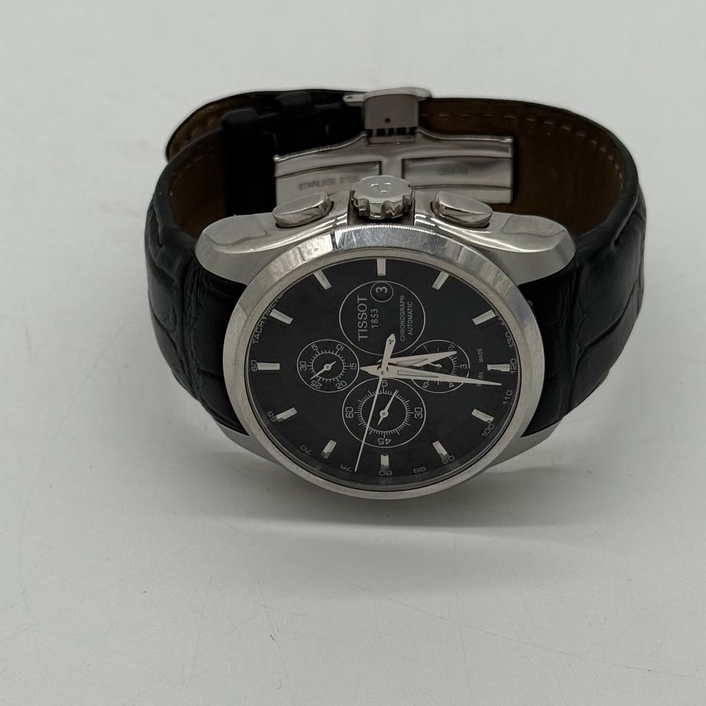 Tissot Couturier Automaat Chronograaf | Compleet met doos, Overige merken, Staal, Polshorloge, Ophalen of Verzenden