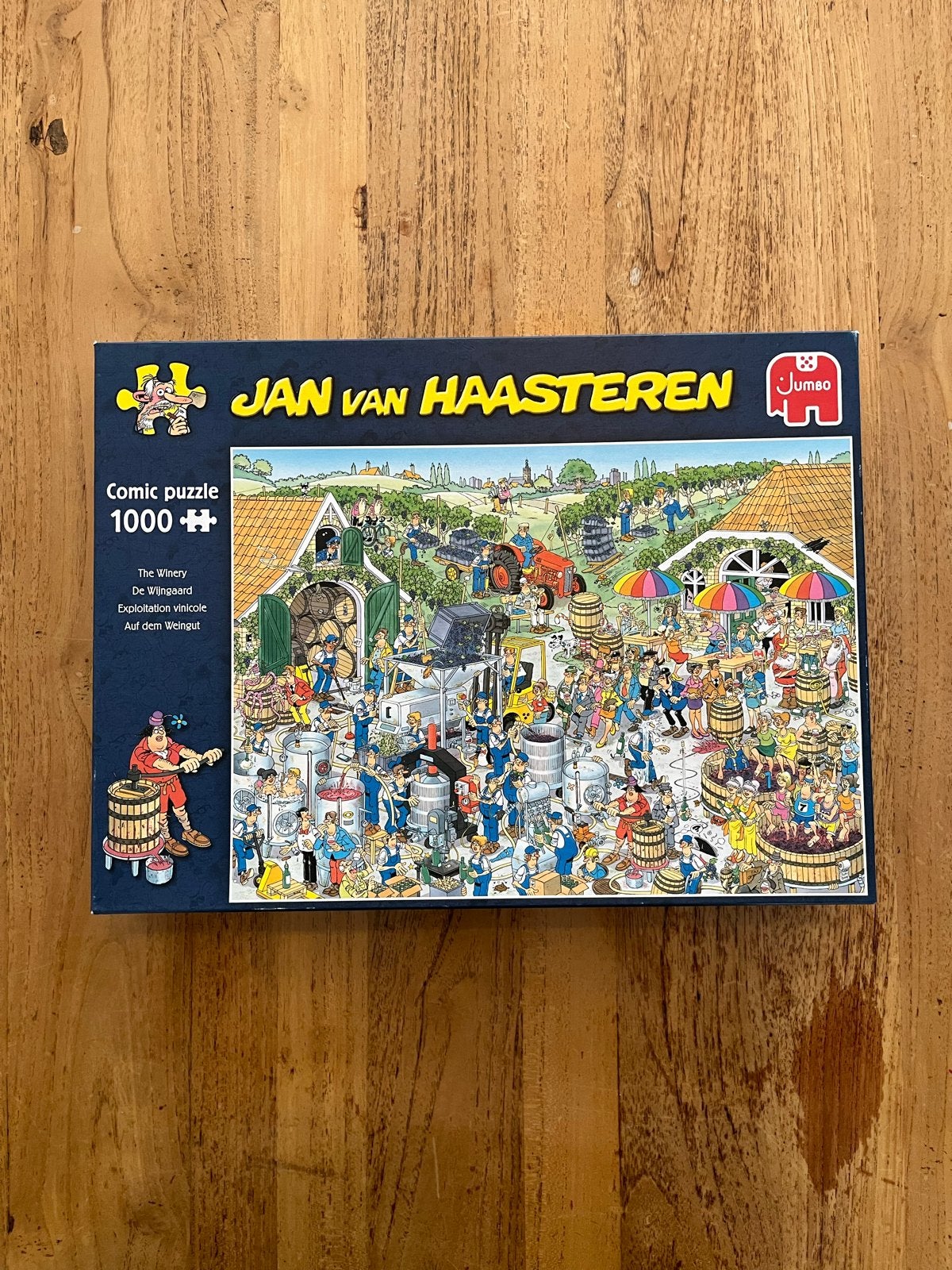 Jan van Haasteren De Wijngaard 1000 stukjes, Ophalen, 500 t/m 1500 stukjes, Zo goed als nieuw, Legpuzzel