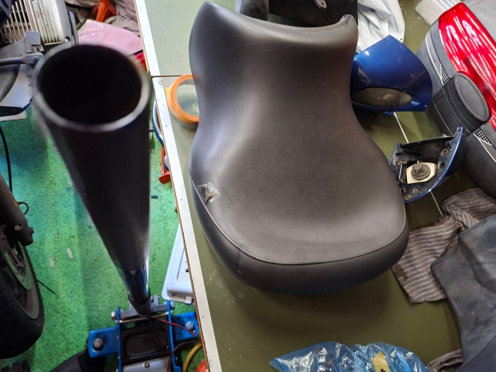 zadel plus buddy seat bmw 1100 rt, Ophalen, Gebruikt