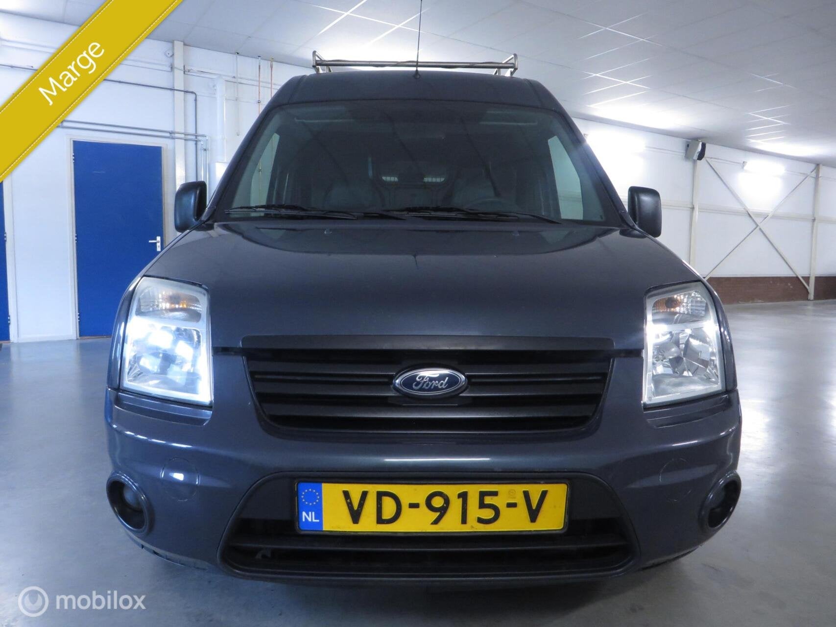 Ford Transit Connect T230L 1.8 TDCi Trend, Auto's, Bestelauto's, Euro 5, Gebruikt, Blauw, Origineel Nederlands