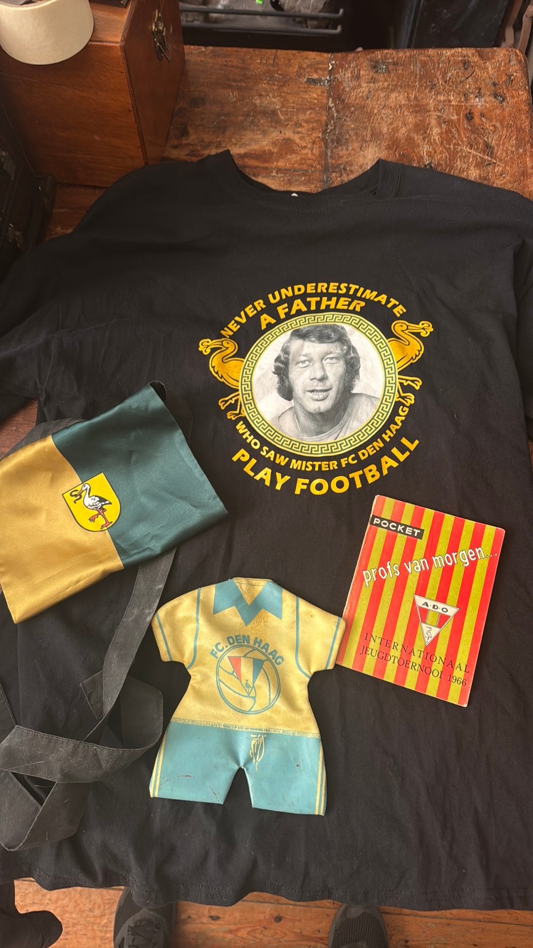 Div vintage fc den haag items shirt aad manveld 25 jr 2006, Verzamelen, Ophalen of Verzenden, Zo goed als nieuw, Overige binnenlandse clubs