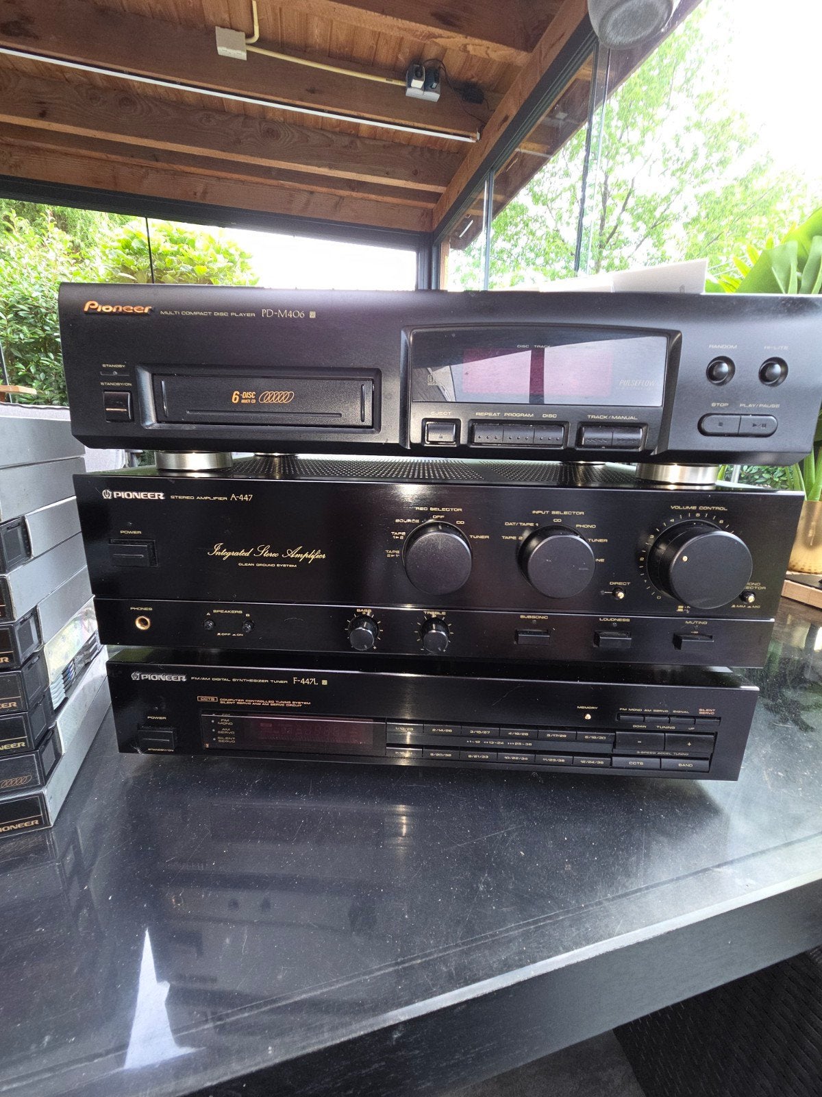 Pioneer Stereoset: 6 CD-speler, Versterker, Tuner, Audio, Tv en Foto, Stereo-sets, Ophalen, Gebruikt, Losse componenten, Pioneer