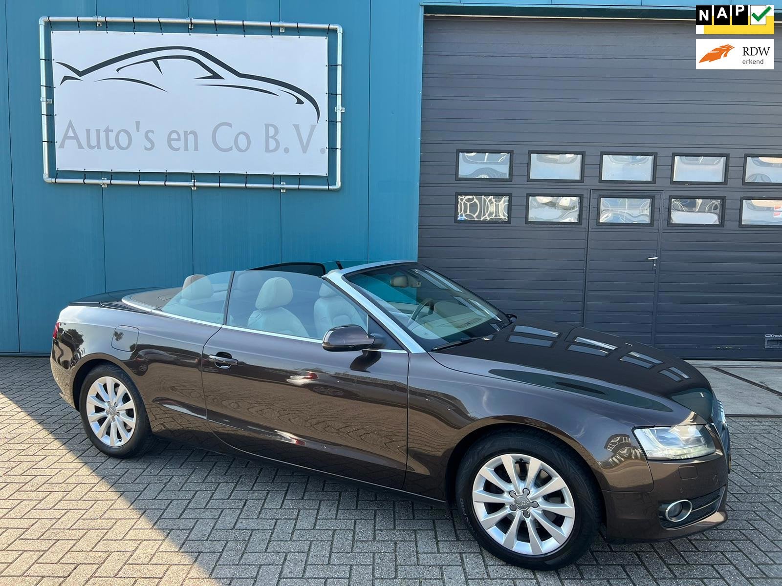 Audi A5 Cabriolet 1.8 TFSI S-edition Leder Clima Cruise Navi, Auto's, Audi, Voorwielaandrijving, Euro 5, Gebruikt, 4 cilinders