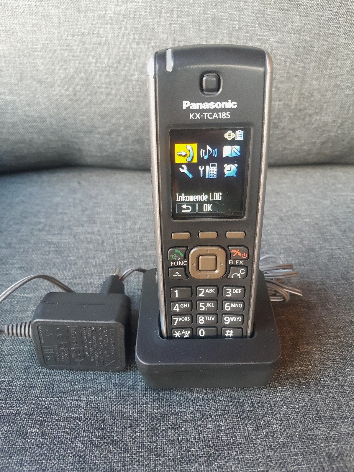 Panasonic KX-TCA185 CE DECT draadloze handset, Ophalen of Verzenden, Zo goed als nieuw, 1 handset