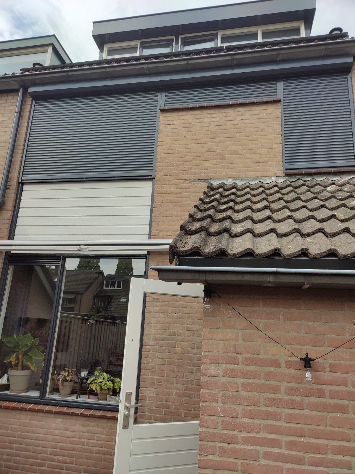 2 Somfy rolluiken met motor en zender - 4 jaar oud, Ophalen