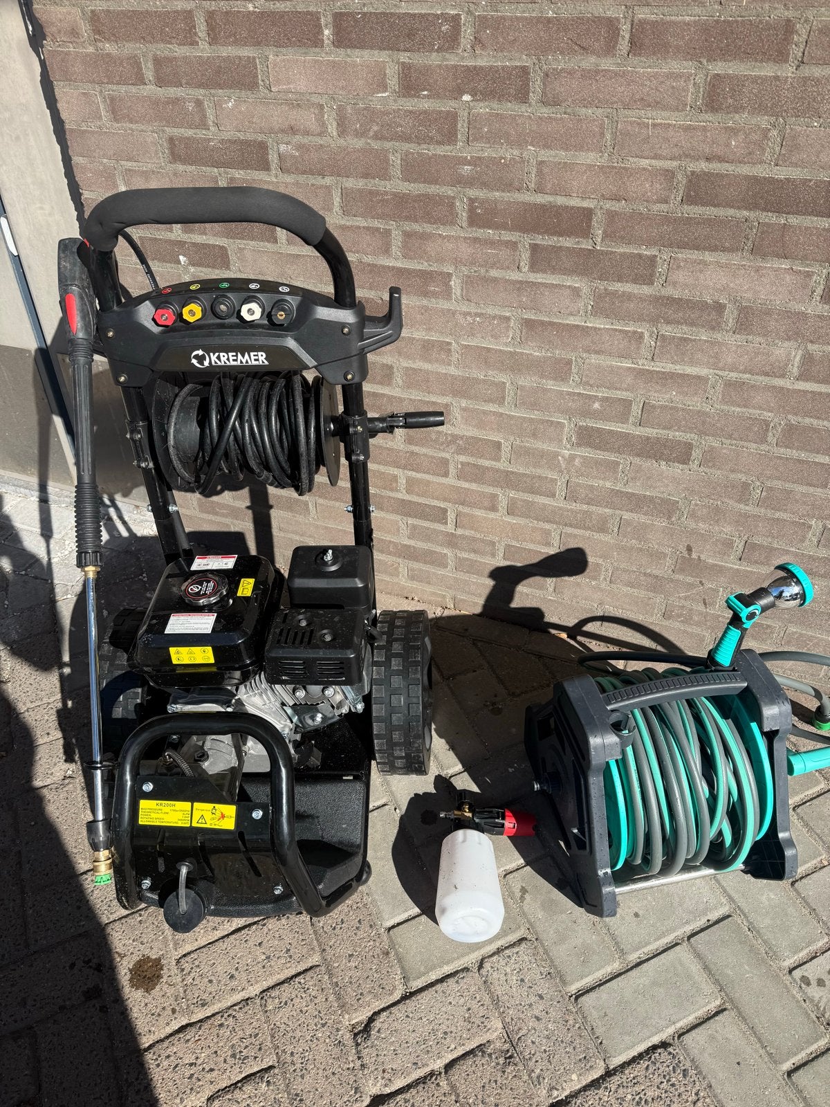 Kremer KR 200H Hogedrukreiniger - Zo goed als nieuw, Tuin en Terras, Ophalen of Verzenden, Zo goed als nieuw, Benzine