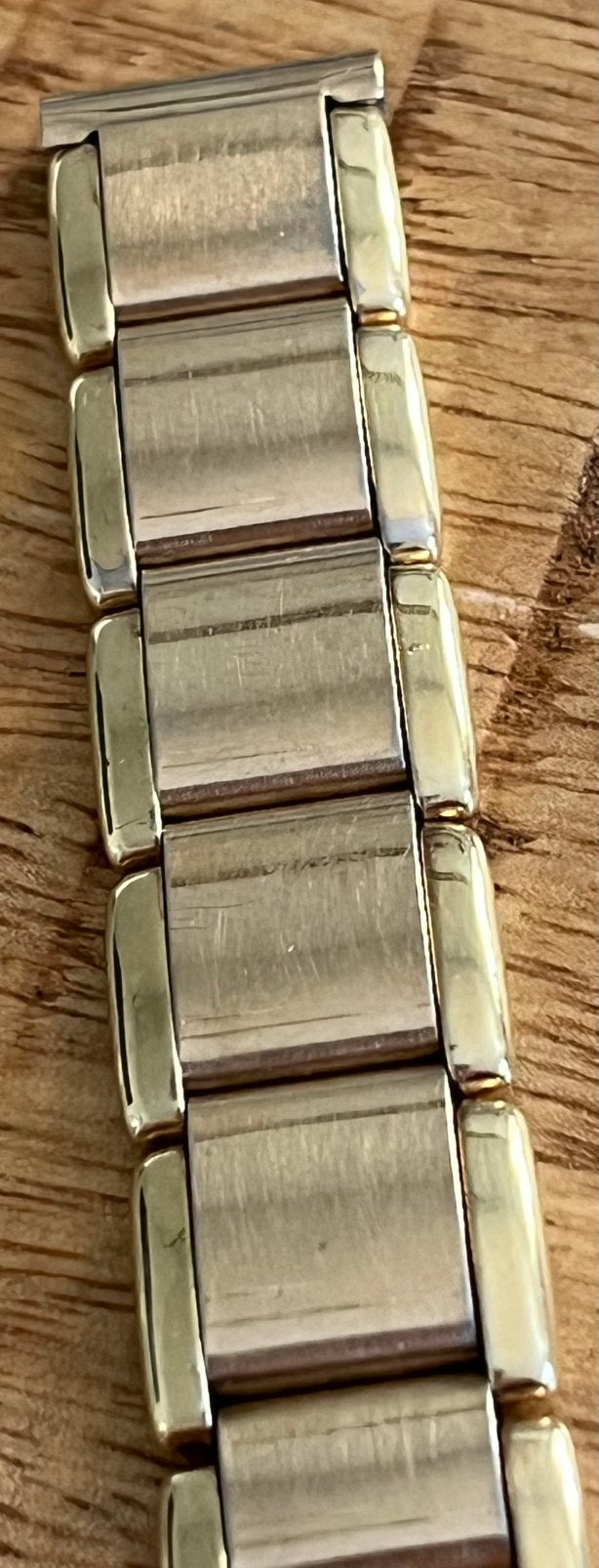 Expandro Rolled Gold horlogeband 1,5 cm breed, Ophalen of Verzenden, Zo goed als nieuw, Overige merken